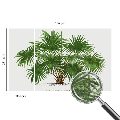 Papel mural texturado decorativo Patrón exótico