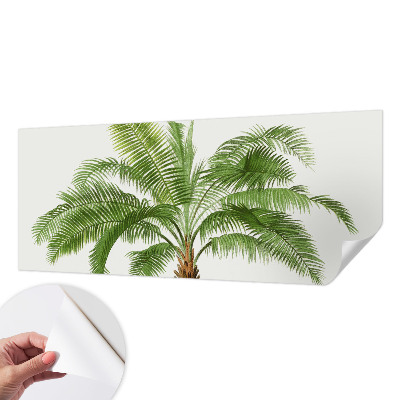 Fotomural decorativo para cabecero de cama con diseño de palmera brillante