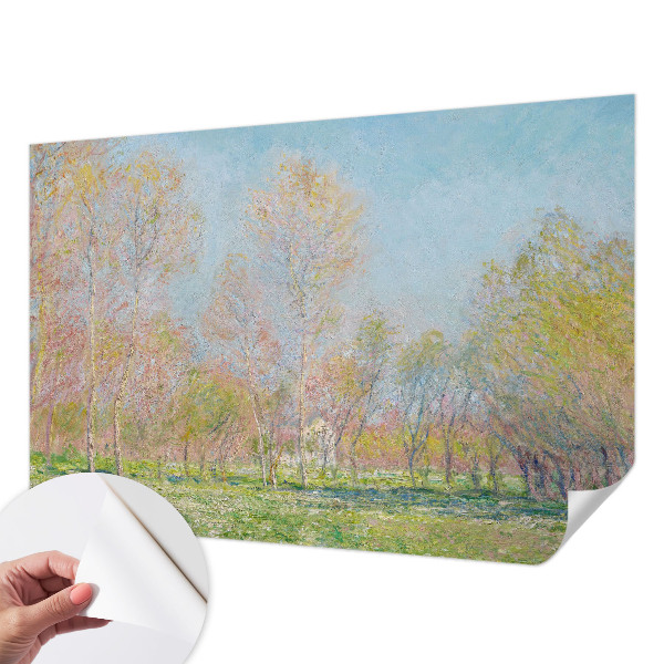 Papel mural con patrón decorativo con diseño 'Parque de primavera'