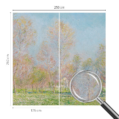 Papel mural con patrón decorativo Parque de primavera