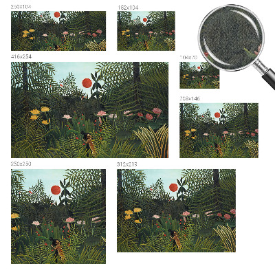 Papel mural texturado decorativo Paisaje exótico