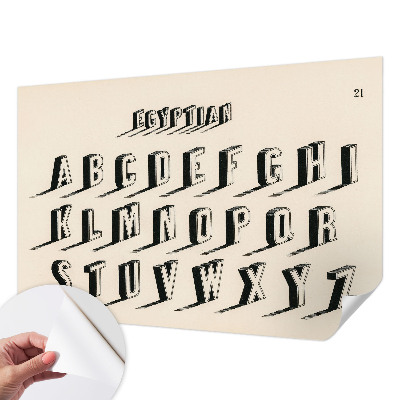 Mural de pared con estampado hermoso Ambiente vintage