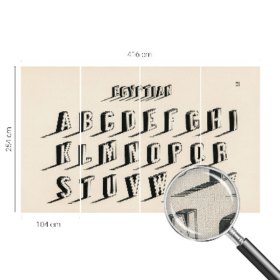 Mural de pared con estampado hermoso Ambiente vintage