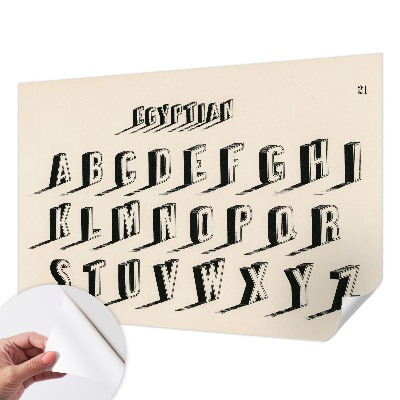 Mural de pared con estampado hermoso Ambiente vintage