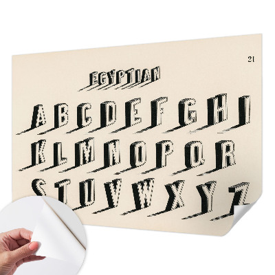 Mural de pared con estampado hermoso Ambiente vintage