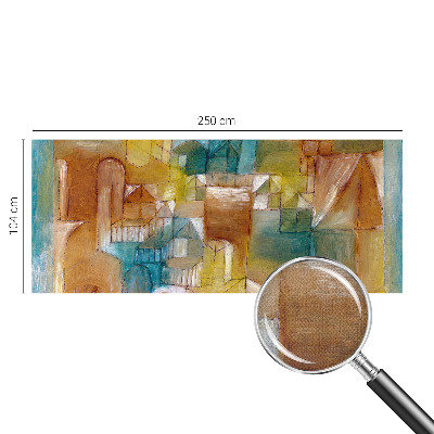 Papel mural con patrón decorativo Estructuras geométricas