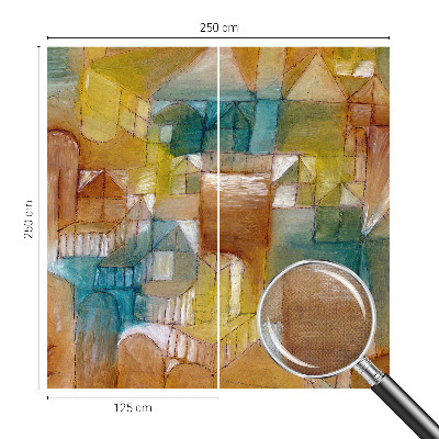 Papel mural con patrón decorativo Estructuras geométricas