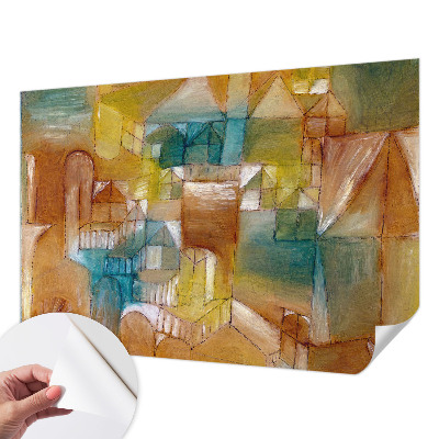 Papel mural con patrón decorativo Estructuras geométricas