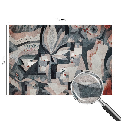 Mural de pared con estampado hermoso Abstracción de la naturaleza