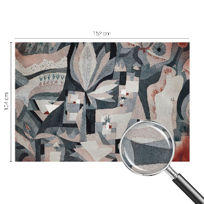 Mural de pared con estampado hermoso Abstracción de la naturaleza