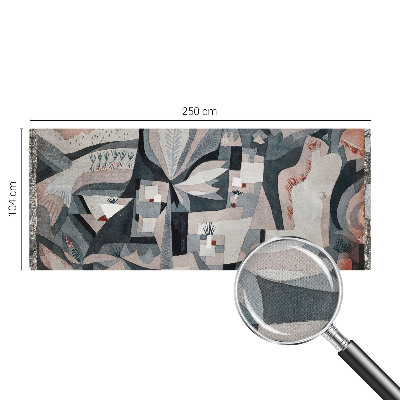 Mural de pared con estampado hermoso Abstracción de la naturaleza