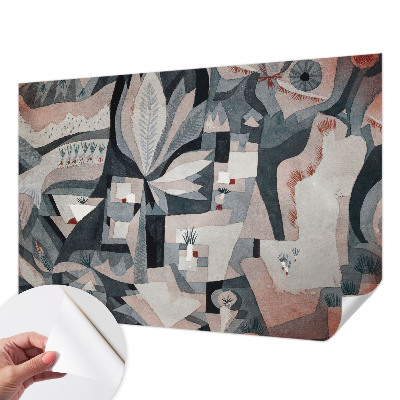 Mural de pared con estampado hermoso Abstracción de la naturaleza