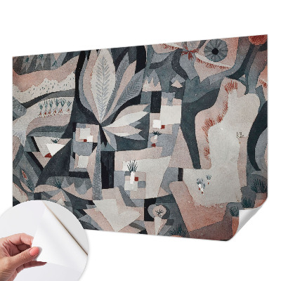 Mural de pared con estampado hermoso Abstracción de la naturaleza