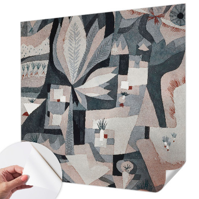 Mural de pared con estampado hermoso Abstracción de la naturaleza