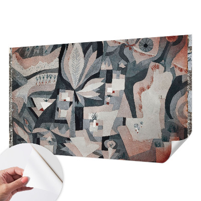 Mural de pared con estampado hermoso Abstracción de la naturaleza