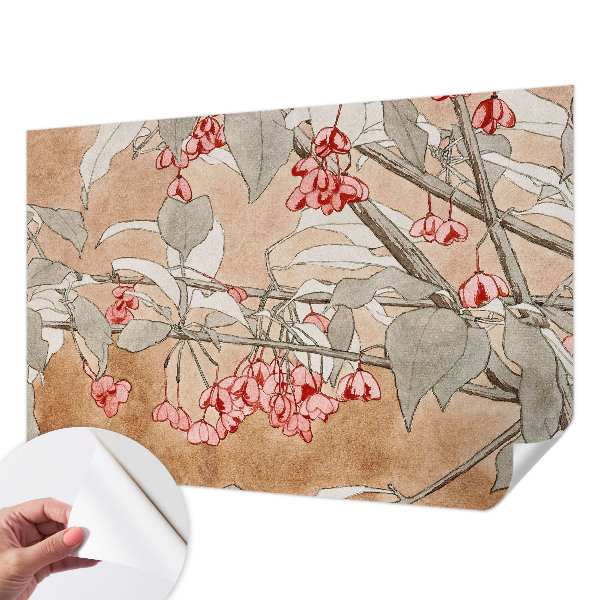 Fotomural decorativo para cabecero de cama Armonía floral