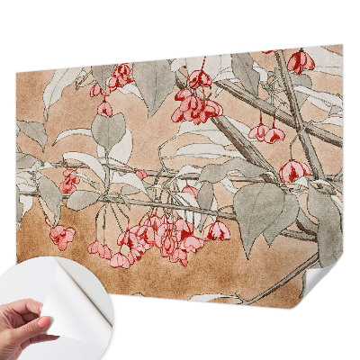 Fotomural decorativo para cabecero de cama Armonía floral