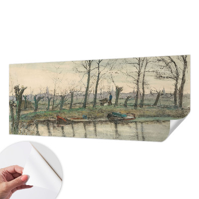 Papel mural texturado decorativo Paisaje invernal