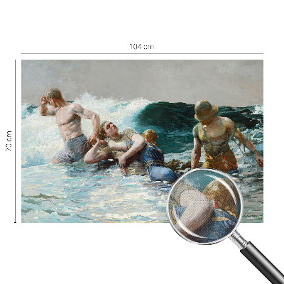 Mural de pared con estampado hermoso combate naval