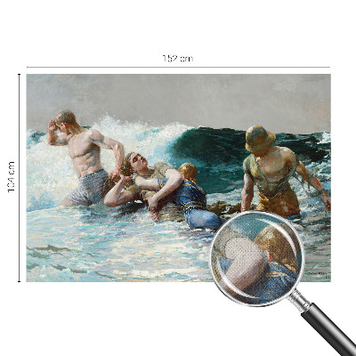 Mural de pared con estampado hermoso combate naval