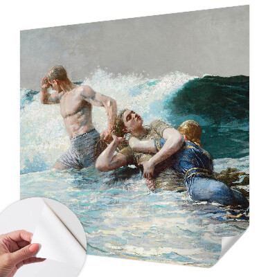 Mural de pared con estampado hermoso combate naval