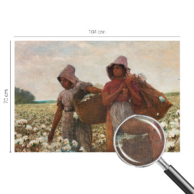 Papel mural texturado decorativo Trabajando en el campo