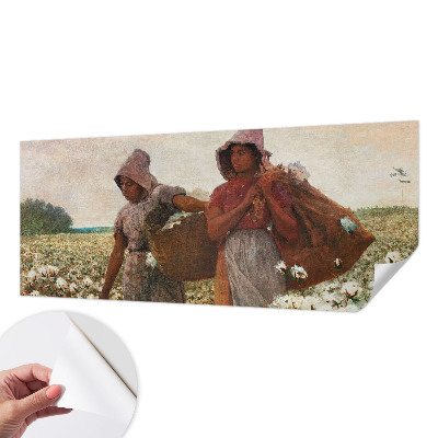 Papel mural texturado decorativo Trabajando en el campo