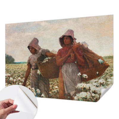 Papel mural texturado decorativo Trabajando en el campo