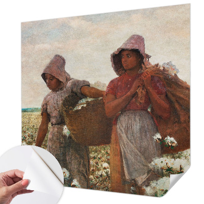 Papel mural texturado decorativo Trabajando en el campo