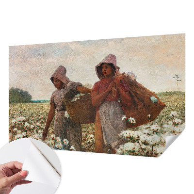 Papel mural texturado decorativo Trabajando en el campo