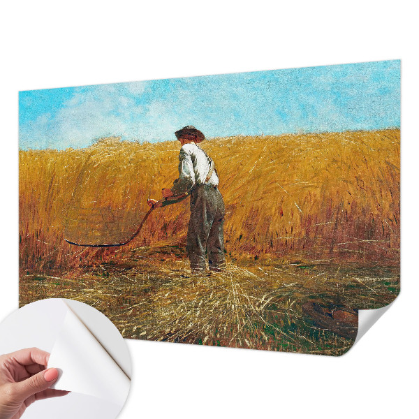Fotomural decorativo para cabecero de cama con el diseño 'Cosecha bajo el sol' para decorar cabeceros
