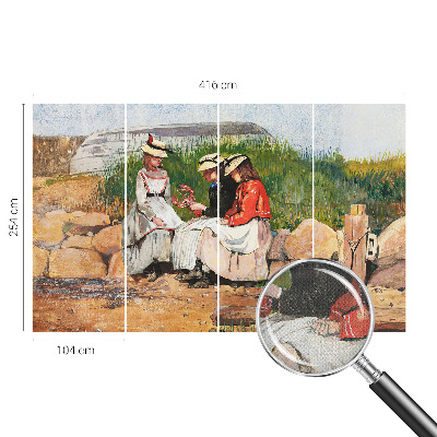 Mural de pared con estampado hermoso Vacaciones de verano