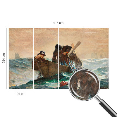 Fotomural decorativo para cabecero de cama Aventura en el mar