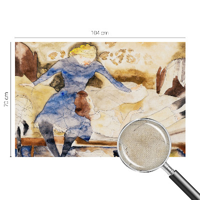 Papel mural con patrón decorativo Paz femenina