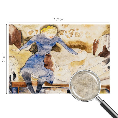 Papel mural con patrón decorativo Paz femenina