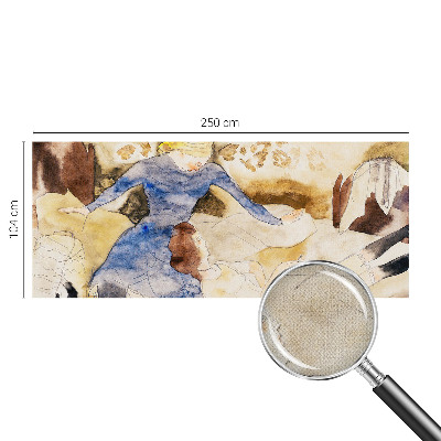 Papel mural con patrón decorativo Paz femenina