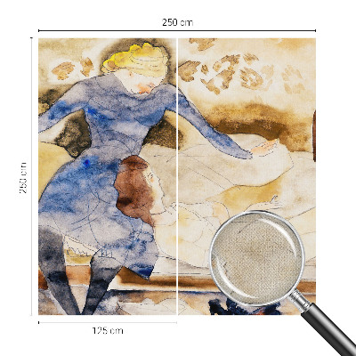 Papel mural con patrón decorativo Paz femenina