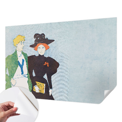 Fotomural decorativo para cabecero de cama Estilo retro