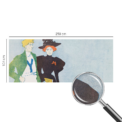 Fotomural decorativo para cabecero de cama Estilo retro