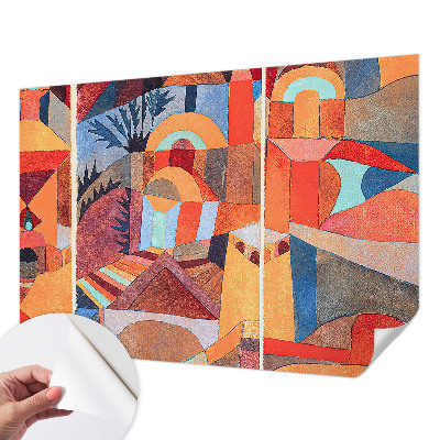 Mural de pared con estampado hermoso Mosaico colorido