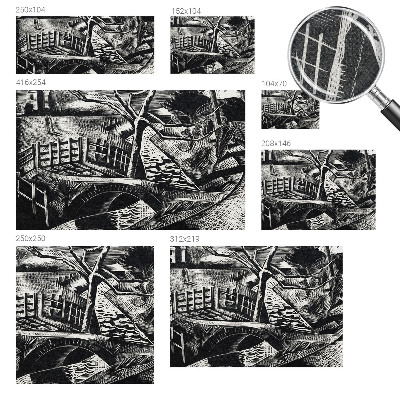 Papel mural con patrón decorativo Paisaje arquitectónico