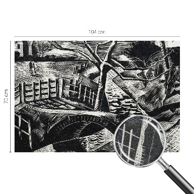 Papel mural con patrón decorativo Paisaje arquitectónico