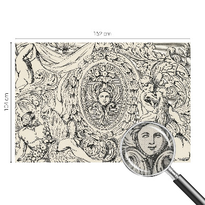 Fotomural decorativo para cabecero de cama Una gran cantidad de adornos