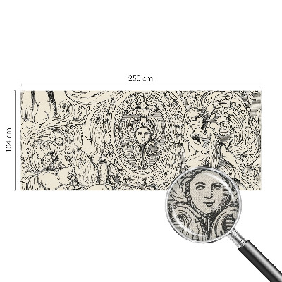 Fotomural decorativo para cabecero de cama Una gran cantidad de adornos