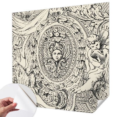 Fotomural decorativo para cabecero de cama Una gran cantidad de adornos