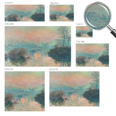 Fotomural decorativo para cabecero de cama Crepúsculo atmosférico