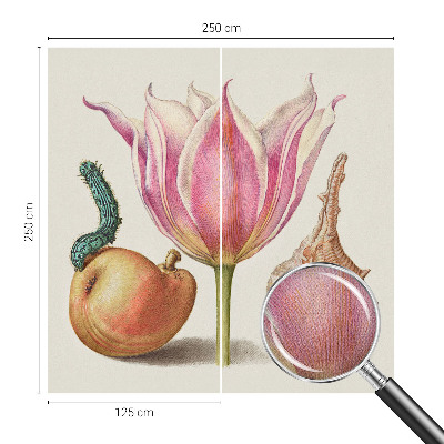 Papel mural texturado decorativo Simbiosis natural