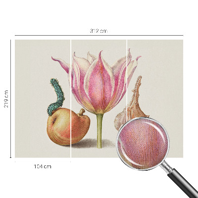 Papel mural texturado decorativo Simbiosis natural