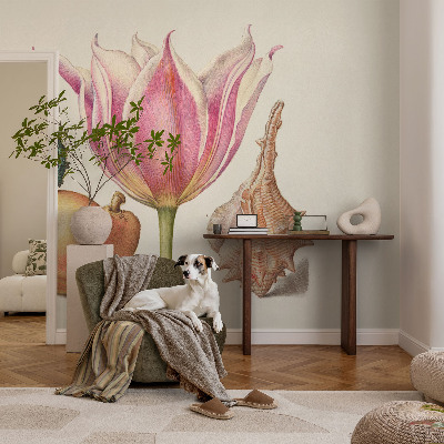 Papel mural texturado decorativo Simbiosis natural