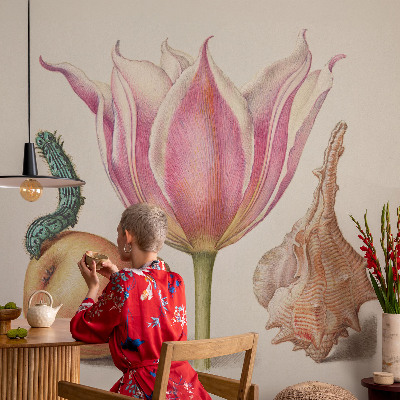 Papel mural texturado decorativo Simbiosis natural